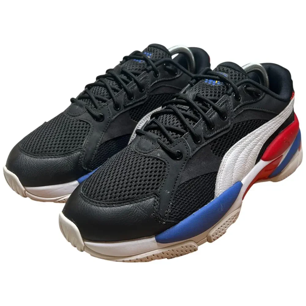 PUMA Lqdcell Epsilon Men's 9.5 Black Dazzling Blue Training Shoe Sneakers